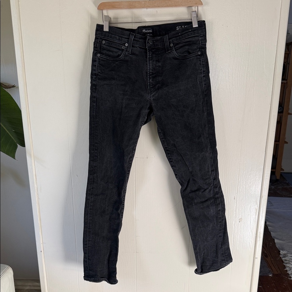Men’s Madewell Slim Black Jeans W 30 x L 32 Slim Fit